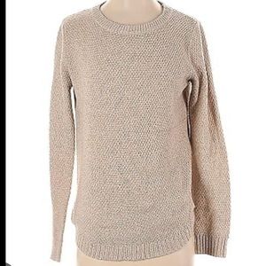 Pink Clover Sweater - Tan/Beige - Medium